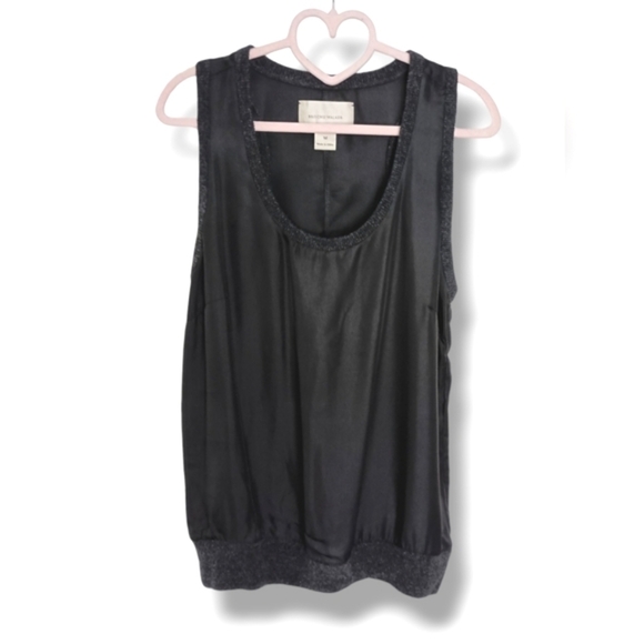 Brochu Walker Sleeveless Silk Top in Black - Picture 2 of 5